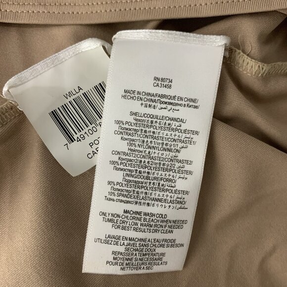 BCBGMaxAzria Willa Dress XXS Blue Lace Sleeveless Evening Glam Party - Picture 9 of 10